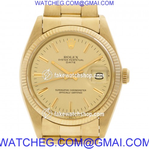 Rolex 15038 Date Automatic Male 14k yellow gold