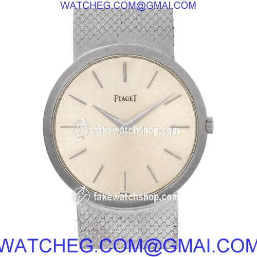 Piaget 9633 Classic Manual Male 18k White Gold