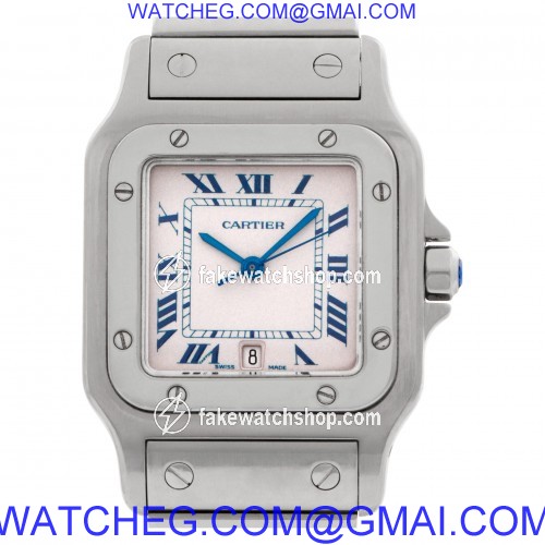 Cartier w20018D6 Santos Quartz Unisex Stainless Steel