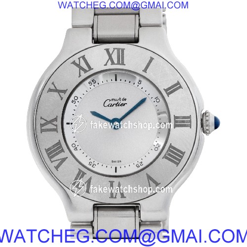 Cartier 1330 21 Quartz Female Stainless Steel