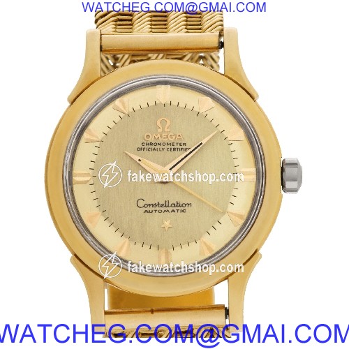 Omega 2852/2853 Constellation Automatic Male 18k yellow gold