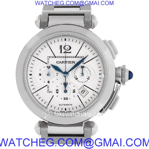 Cartier w31085m7 Pasha 42mm Automatic Male Stainless Steel