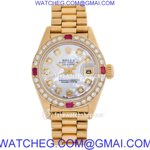Rolex 69178 Datejust Automatic Female 18k yellow gold