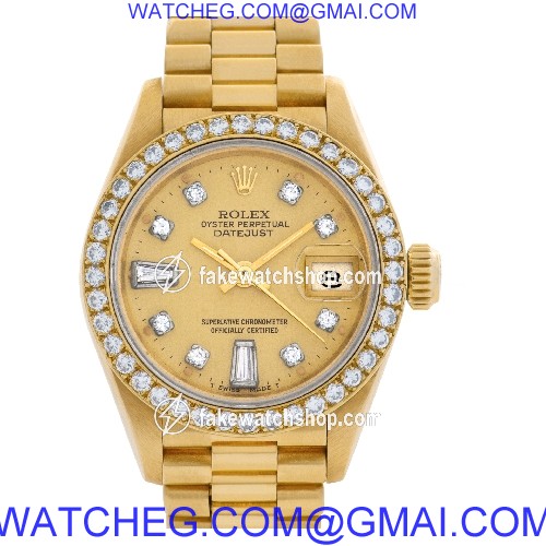 Rolex 69178 Datejust Automatic Female 18k yellow gold