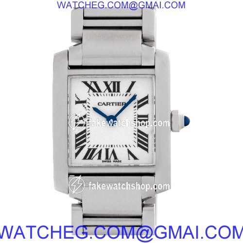 Cartier W51008Q3 Tank Francaise Quartz Female Stainless Steel