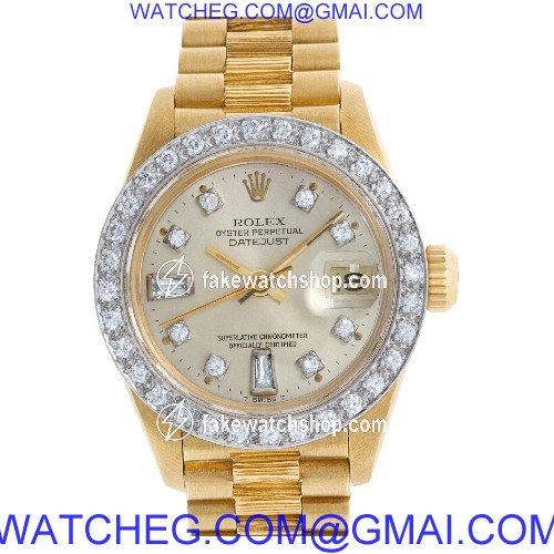 Rolex 6927 Datejust Automatic Female 18k yellow gold
