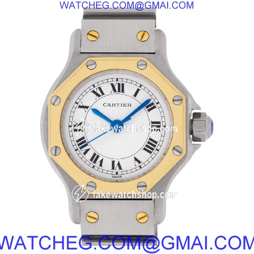 Cartier AC 980gr Santos Automatic Female Stainless Steel