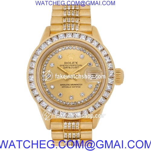 Rolex 69178 Datejust Automatic Female 18k yellow gold