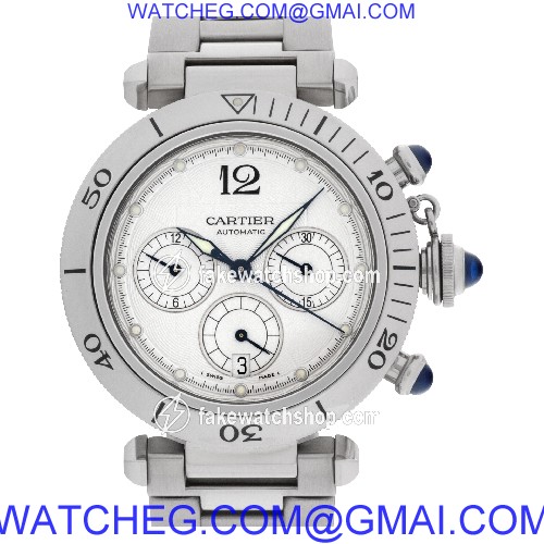 Cartier W31030H3 Pasha Chronograph Automatic Male Stainless Steel
