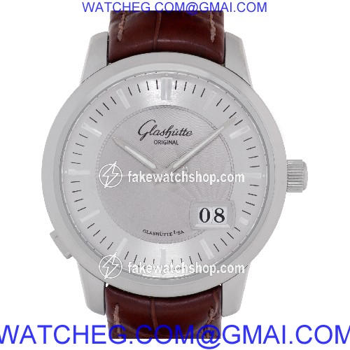 Glashutte 100-03-03-02-04 Senator Data Panoramica Automatic Male Stainless Steel