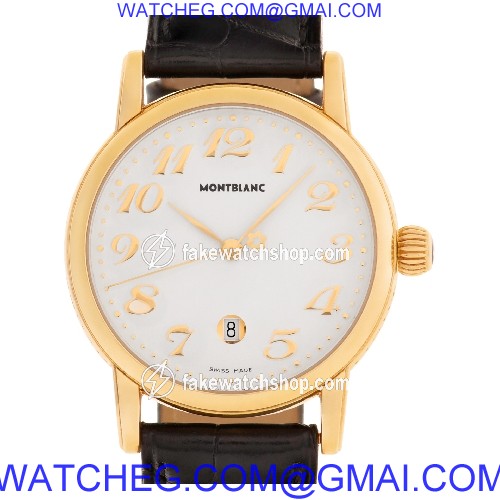 MontBlanc 7008 29012 Meisterstuck Quartz Unisex 18k yellow gold