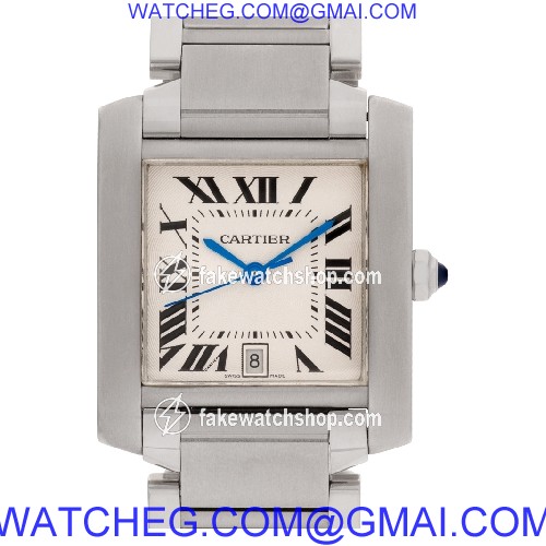 Cartier W51002Q3 Tank Francaise Automatic Unisex Stainless Steel