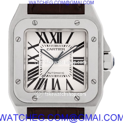 Cartier W20073X8/2656 Santos 100 Automatic Male Stainless Steel