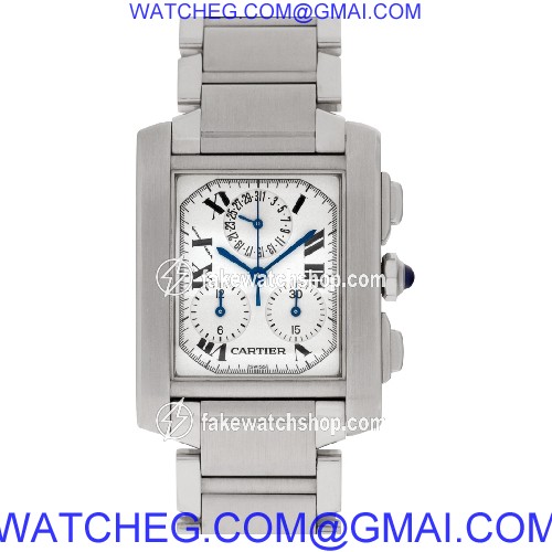 Cartier w51001q3 Tank Francaise Quartz Unisex Stainless Steel