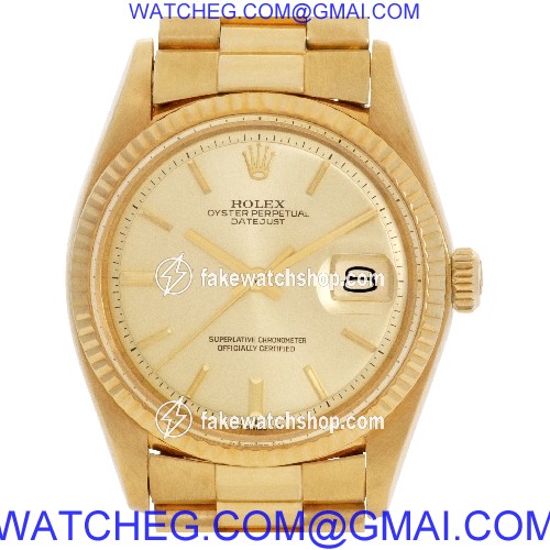 Rolex 1601 Datejust Automatic Male 18k yellow gold