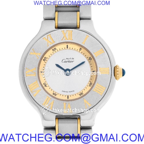 Cartier W10073R6 Must 21 Quartz Female Stainless Steel