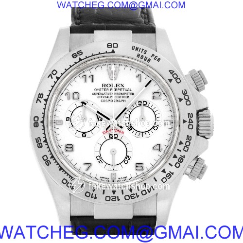 Rolex 116519 Daytona Automatic Male 18k White Gold
