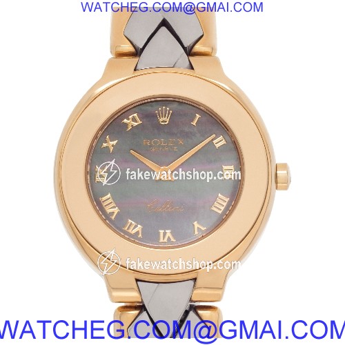 Rolex 6651 Cellini Quartz Female 18k Yellow Gold