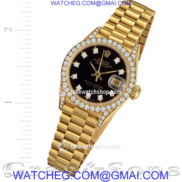 Rolex 69158 Datejust Automatic Female 18k yellow gold