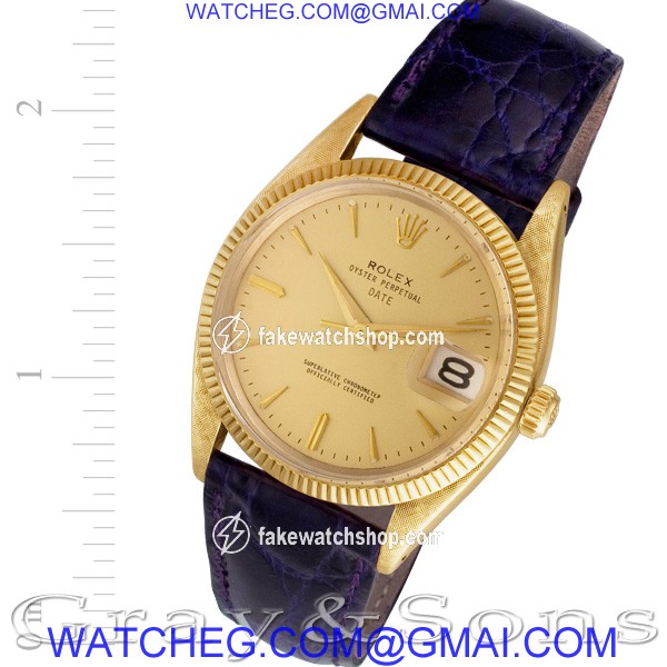 Rolex 6534 Date Automatic Male 14k yellow gold