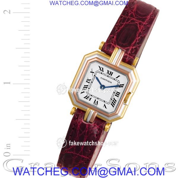 Cartier 660020491 Ceinture Quartz Female 18k White & Yellow Gold