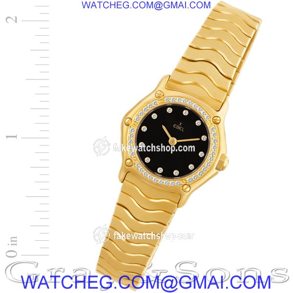 Ebel 1898 Sportwave Quartz Female 18k yellow gold