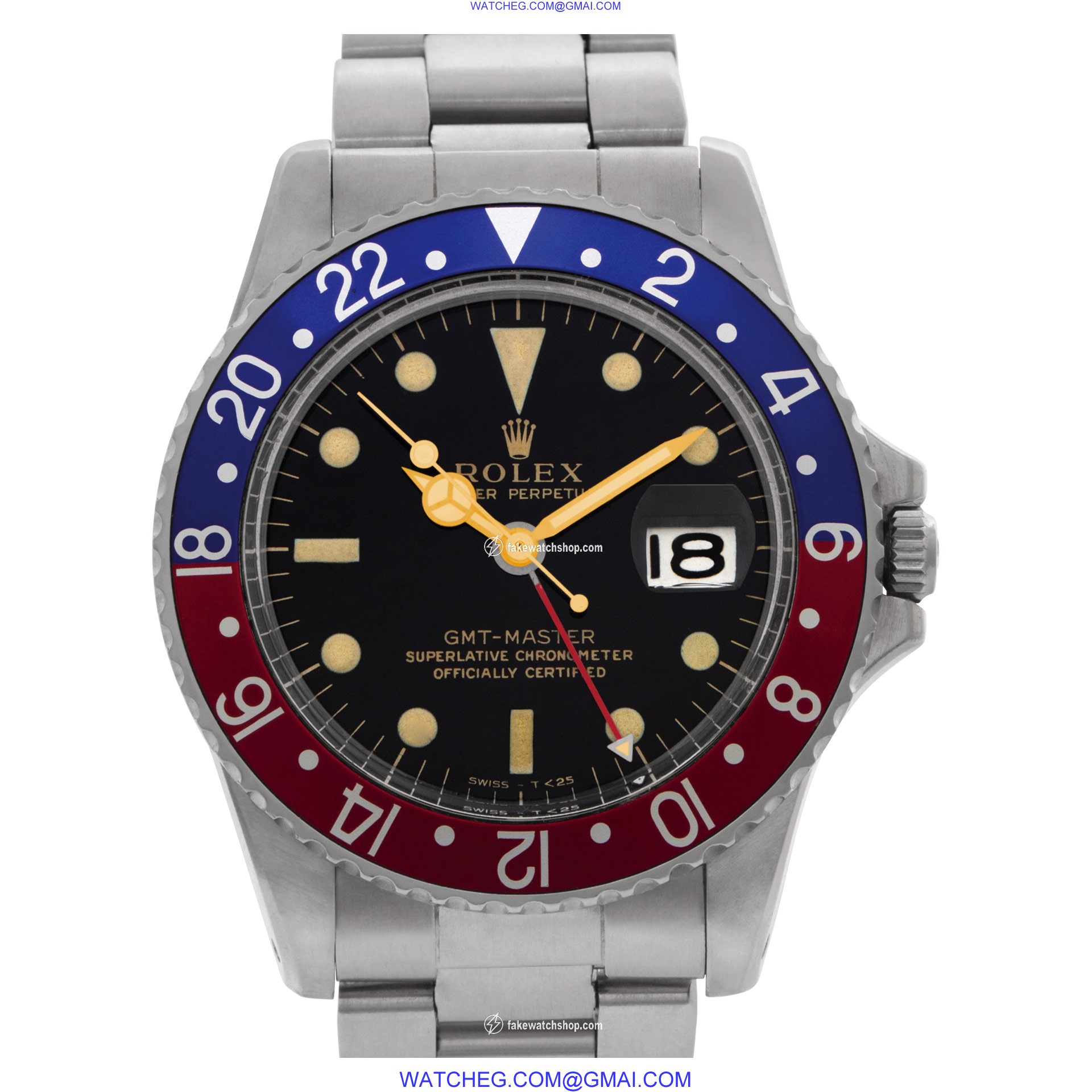 Rolex 1675 GMT-Master Automatic Male Stainless Steel