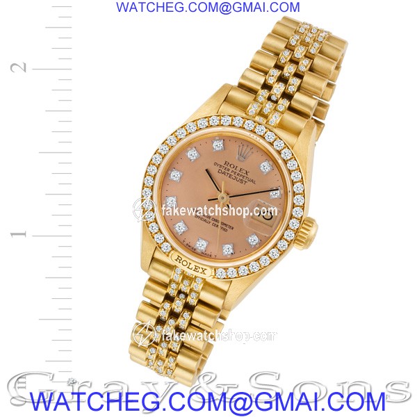 Rolex 69138 Datejust Automatic Female 18k yellow gold