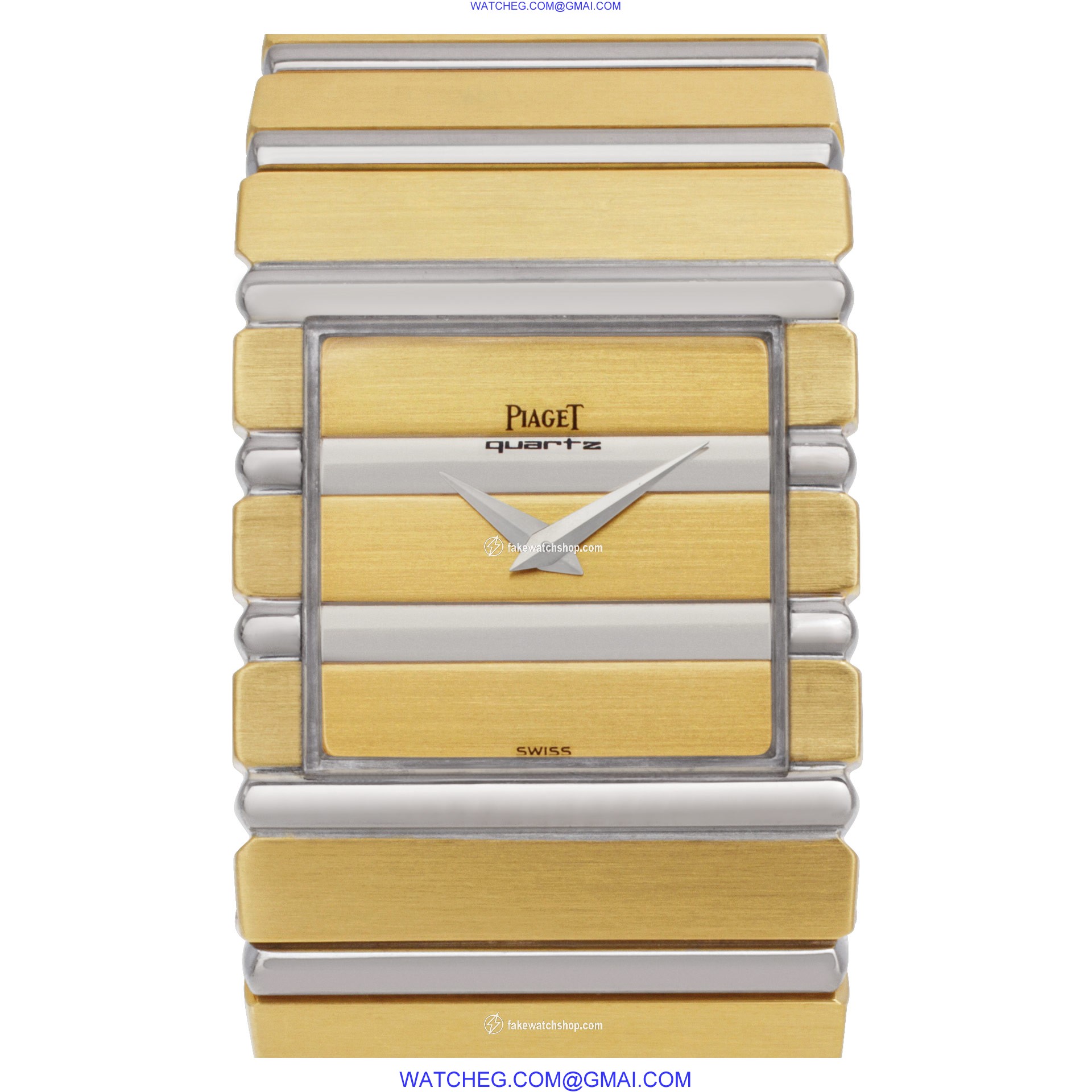 Piaget 7131c701 Polo Quartz Male 18k White & Yellow Gold
