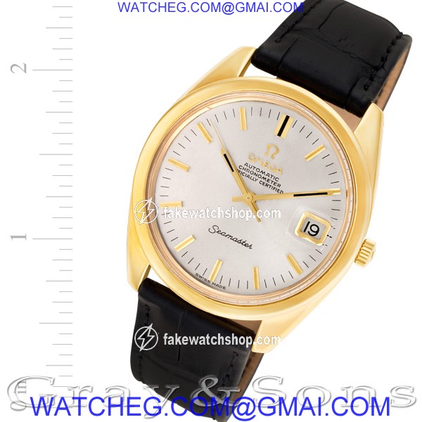Omega 168 Seamaster Automatic Male 18k yellow gold