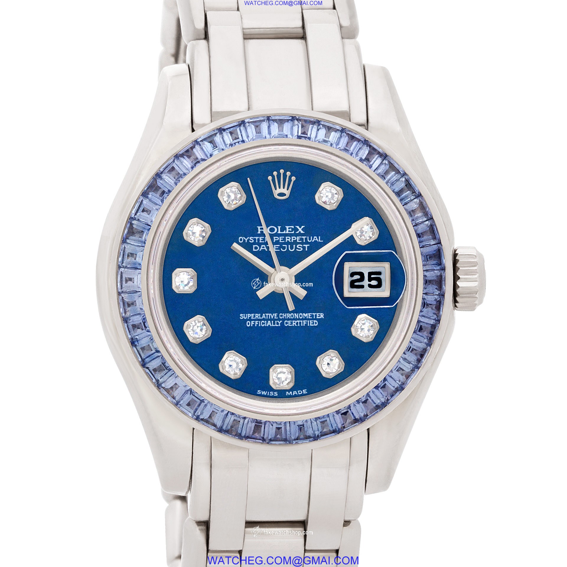 Rolex 80309 Pearlmaster Automatic Female 18k White Gold