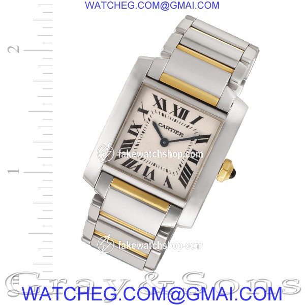 Cartier W51012Q4 Tank Francaise Quartz Unisex Stainless Steel