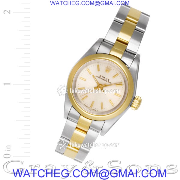 Rolex 67183 Oyster Perpetual Automatic Female Stainless Steel