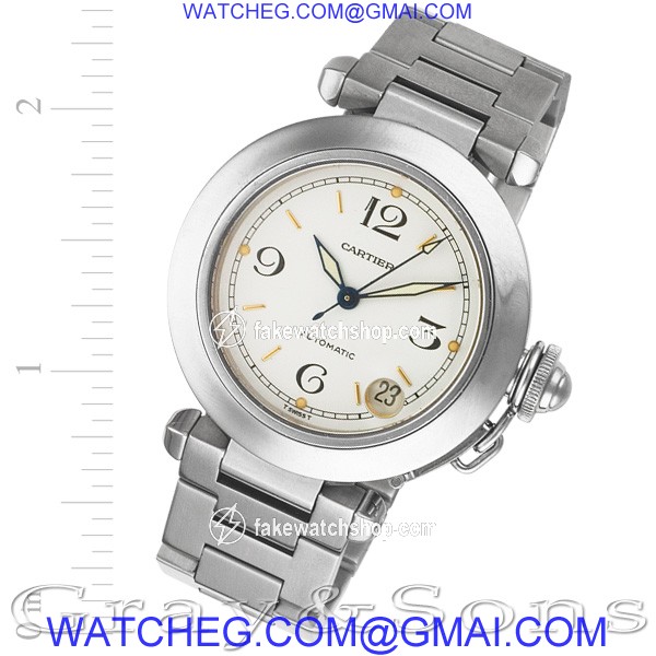 Cartier W31015M7 Pasha C Automatic Unisex Stainless Steel