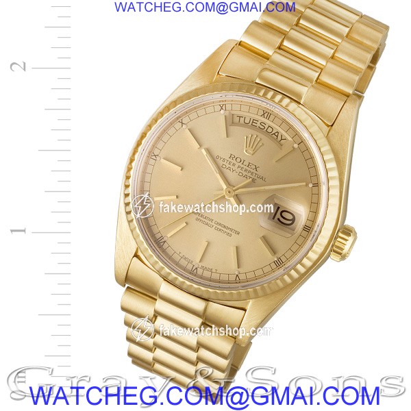 Rolex 18038 Day-Date Automatic Male 18k yellow gold