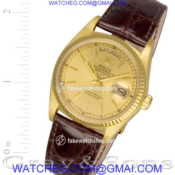 Rolex 18038 Day-Date Automatic Male 18k yellow gold