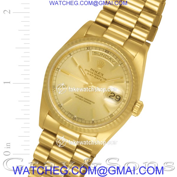 Rolex 18238 Day-Date Automatic Male 18k yellow gold