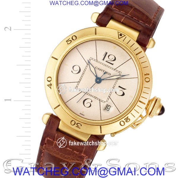 Cartier 1989 Pasha Automatic Male 18k yellow gold