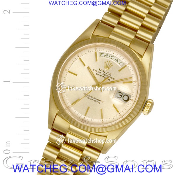 Rolex 1803 Day-Date Automatic Male 18k yellow gold