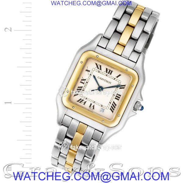 Cartier W25028B6 Panthere Quartz Male Stainless Steel
