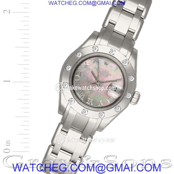 Rolex 80319 Pearlmaster Automatic Female 18k White Gold