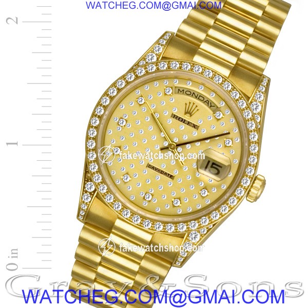 Rolex 18388 Day-Date Automatic Male 18k yellow gold