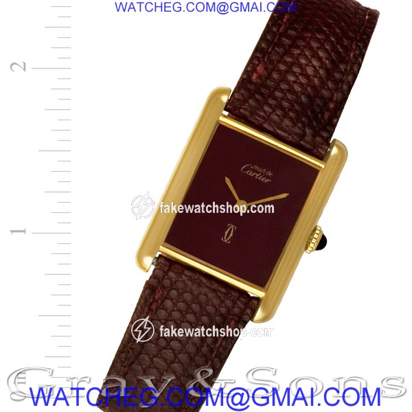 Cartier Cartier 1790 Tank Manual Male plaque