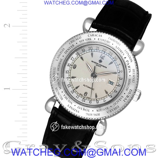 Vacheron Constantin 48250/000G World Time Automatic Male 18k White Gold