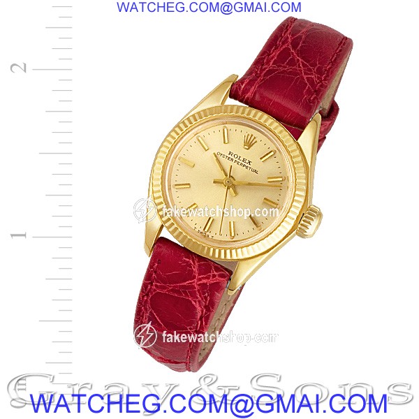 Rolex 6716 Oyster Perpetual Automatic Female 18k yellow gold