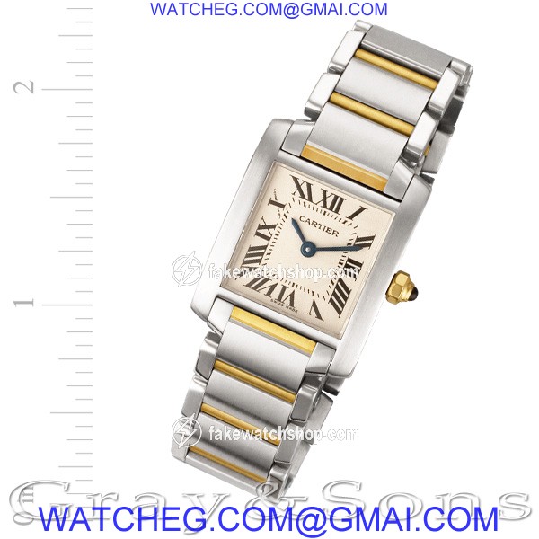 Cartier W51007Q4 Tank Francaise Quartz Female Stainless Steel