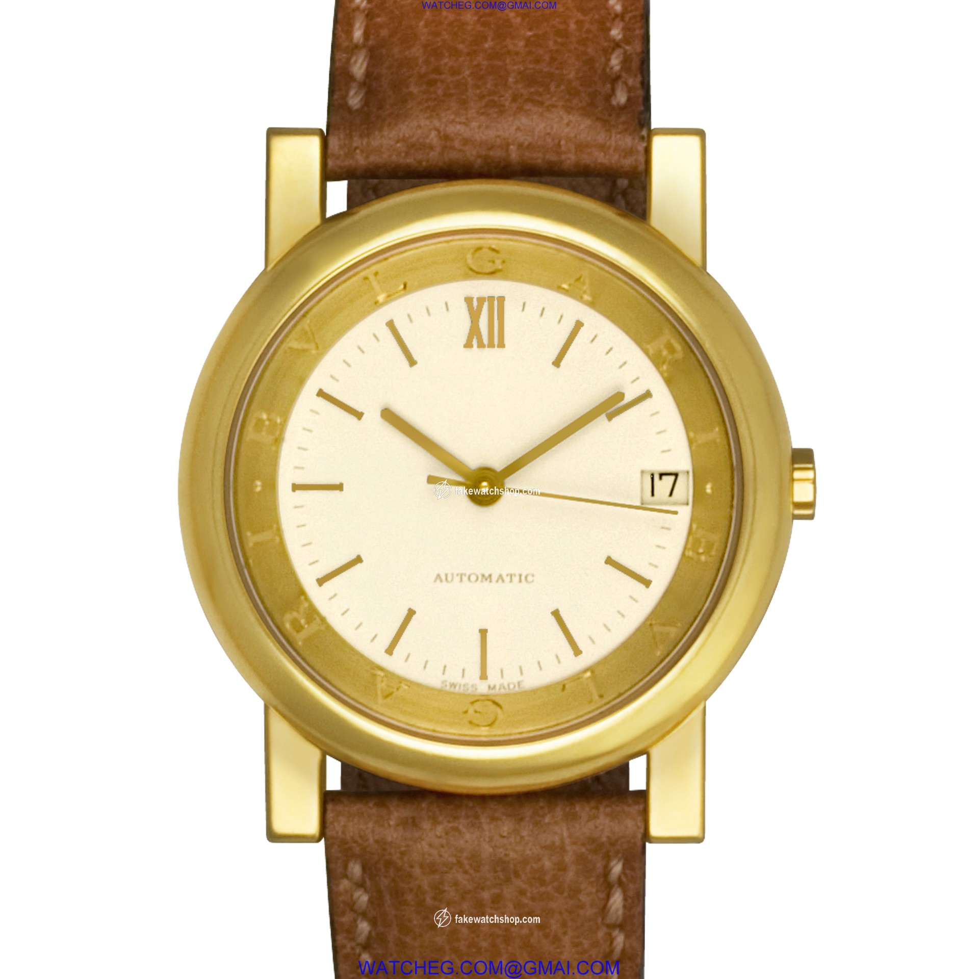 Bvlgari At 35 GLD  Automatic Male 18k yellow gold