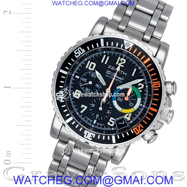 Zenith 02 El Primero Automatic Male Stainless Steel