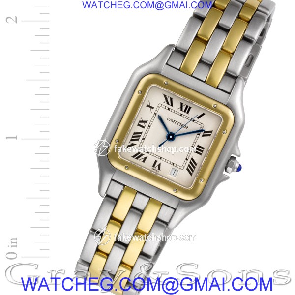 Cartier W25028B Panthere Quartz Male Stainless Steel
