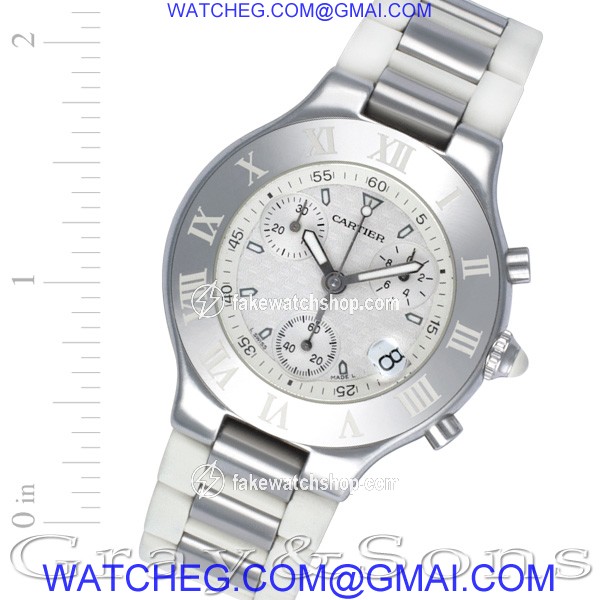 Cartier W10184U2 Chronoscaph 21 Quartz Unisex Stainless Steel